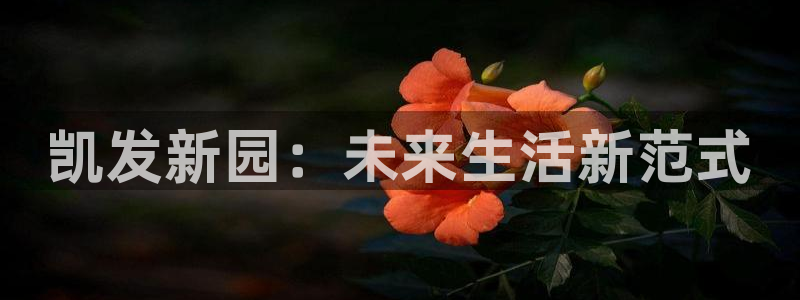 彩神环保：凯发新园：未来生活新范式